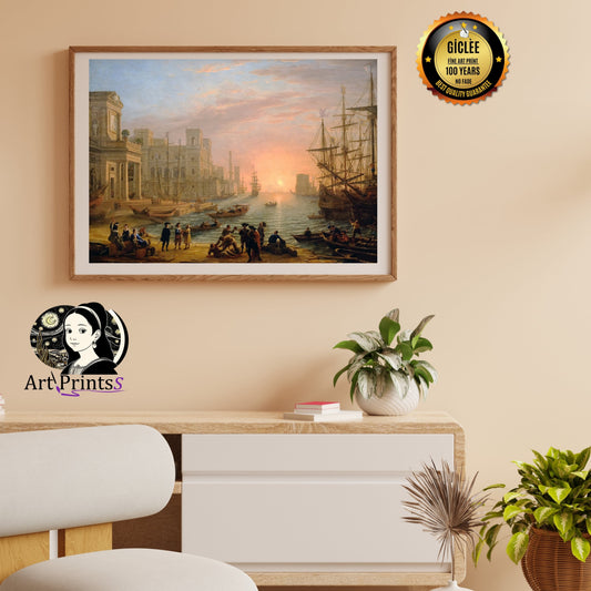 Lorrain - Seaport at Sunset (1639)