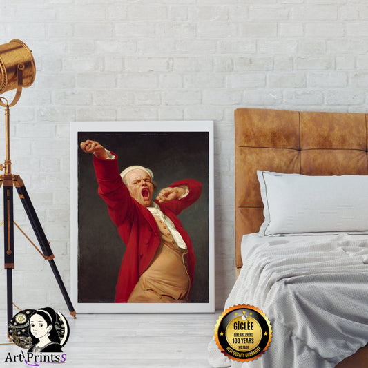 Ducreux - Self-Portrait, Yawning (1783)