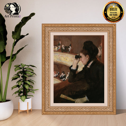 Cassatt - In the Loge (1878)-Mary Cassatt-ArtPrintsS