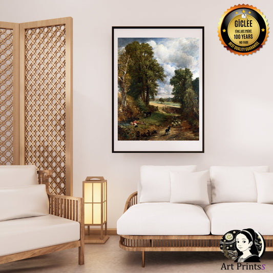Constable - The Cornfield (1826)-John Constable-ArtPrintsS
