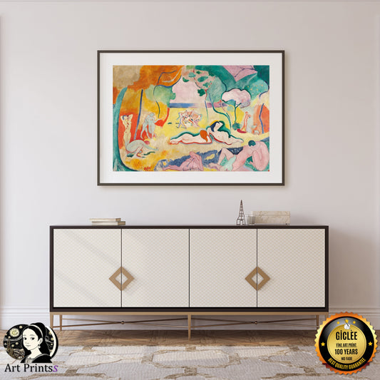Matisse - The Joy of Life / Le Bonheur de Vivre (1906)-Henri Matisse-ArtPrintsS