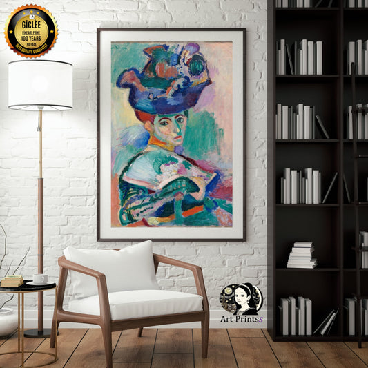 Matisse - Woman with a Hat (1905)-Henri Matisse-ArtPrintsS