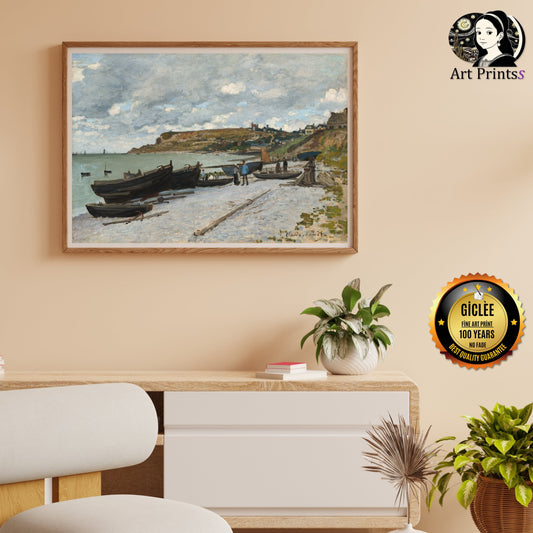 Monet - Sainte-Adresse (1867)-Claude Monet-ArtPrintsS