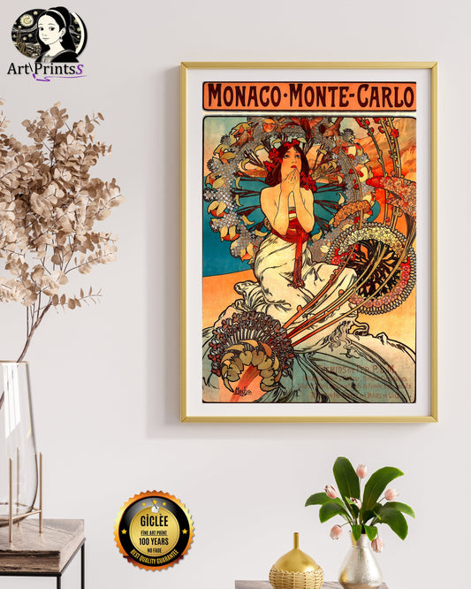Mucha - Monaco Monte Carlo 1897-Alphonse Mucha-ArtPrintsS