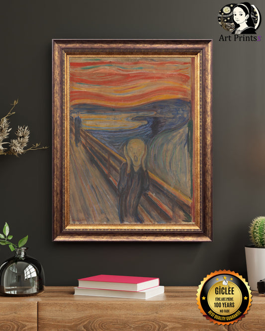 Munch - The Scream (1893)-Edvard Munch-ArtPrintsS