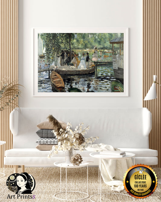 Renoir - La Grenouillère (1869)-Pierre-Auguste Renoir-ArtPrintsS