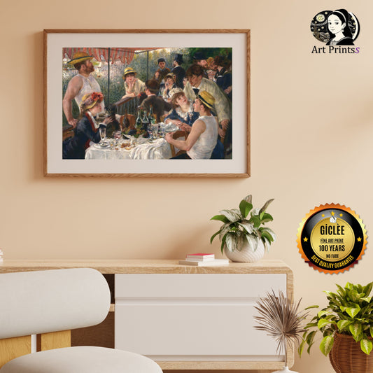 Renoir - Luncheon of the Boating Party (1881)-Pierre-Auguste Renoir-ArtPrintsS