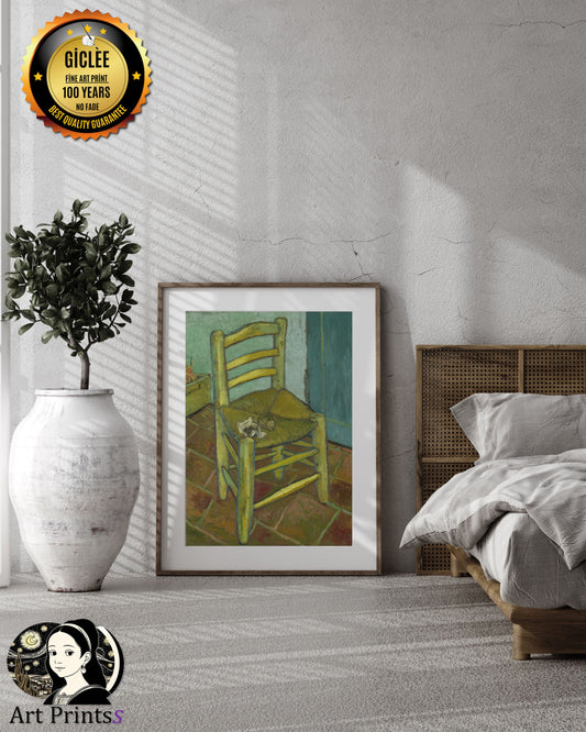 Van Gogh - Chair (1888)-Vincent Van Gogh-ArtPrintsS
