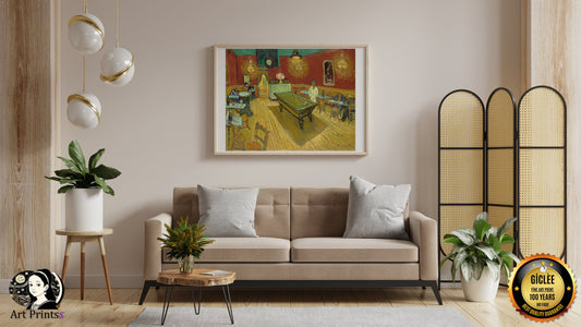 Van Gogh - The Night Café (1888)-Vincent Van Gogh-ArtPrintsS