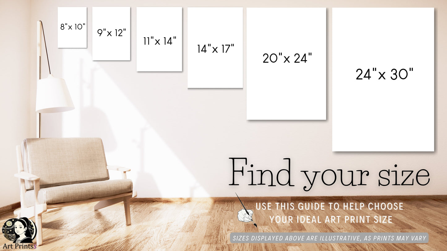 Wall Art Print Size guide - Vertical-Portrait--ArtPrintsS