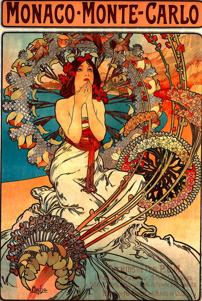 Mucha - Monaco Monte Carlo 1897-Alphonse Mucha-ArtPrintsS
