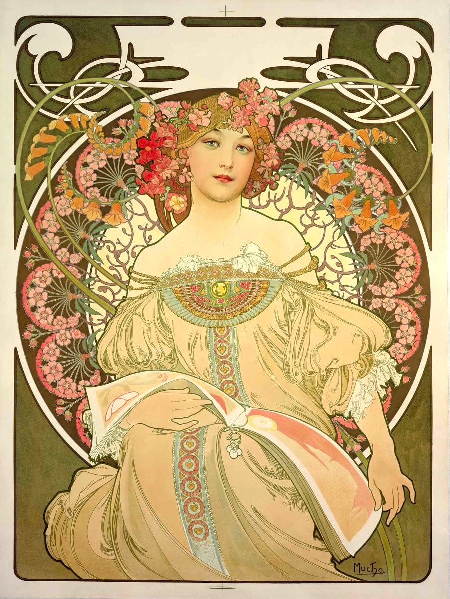 AlphonseMuchaReverie1898-ArtPrint