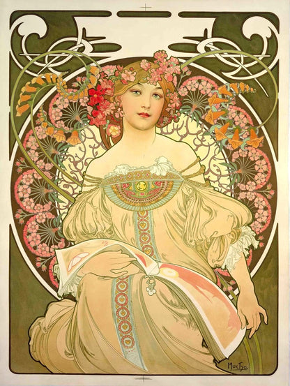 AlphonseMuchaReverie1898-ArtPrint