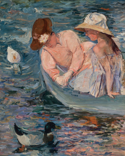 Cassatt - Summertime (1894)-Mary Cassatt-ArtPrintsS