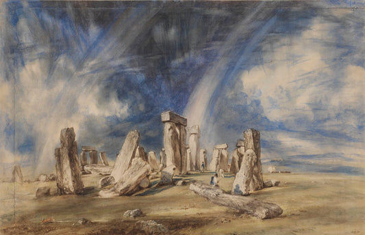 Constable - Stonehenge (1835)-John Constable-ArtPrintsS