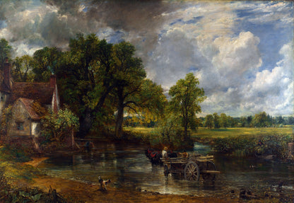 Constable - The Hay Wain (1821)-John Constable-ArtPrintsS
