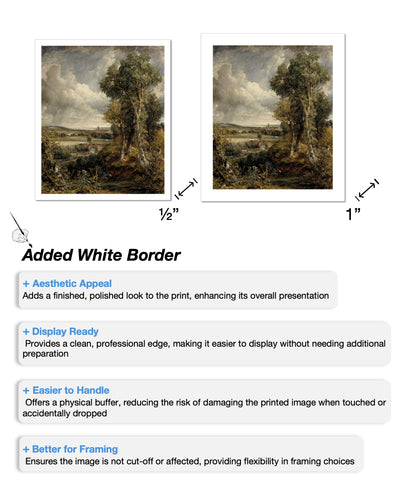 Constable - The Vale of Dedham (1828)-John Constable-ArtPrintsS
