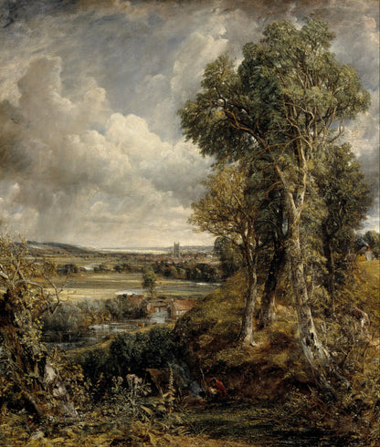Constable - The Vale of Dedham (1828)-John Constable-ArtPrintsS