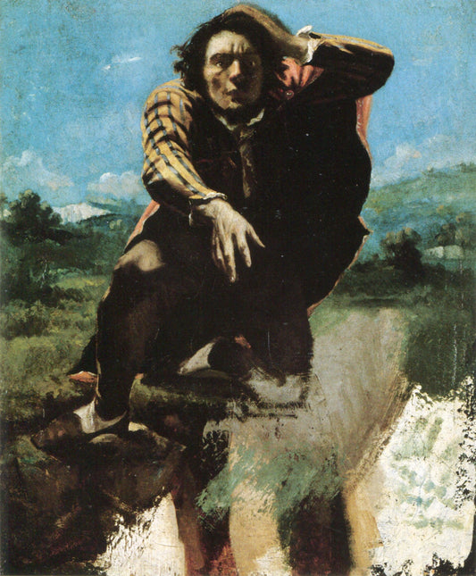 Courbet - The Man Made Mad with Fear (1844)-Gustave Courbet-ArtPrintsS