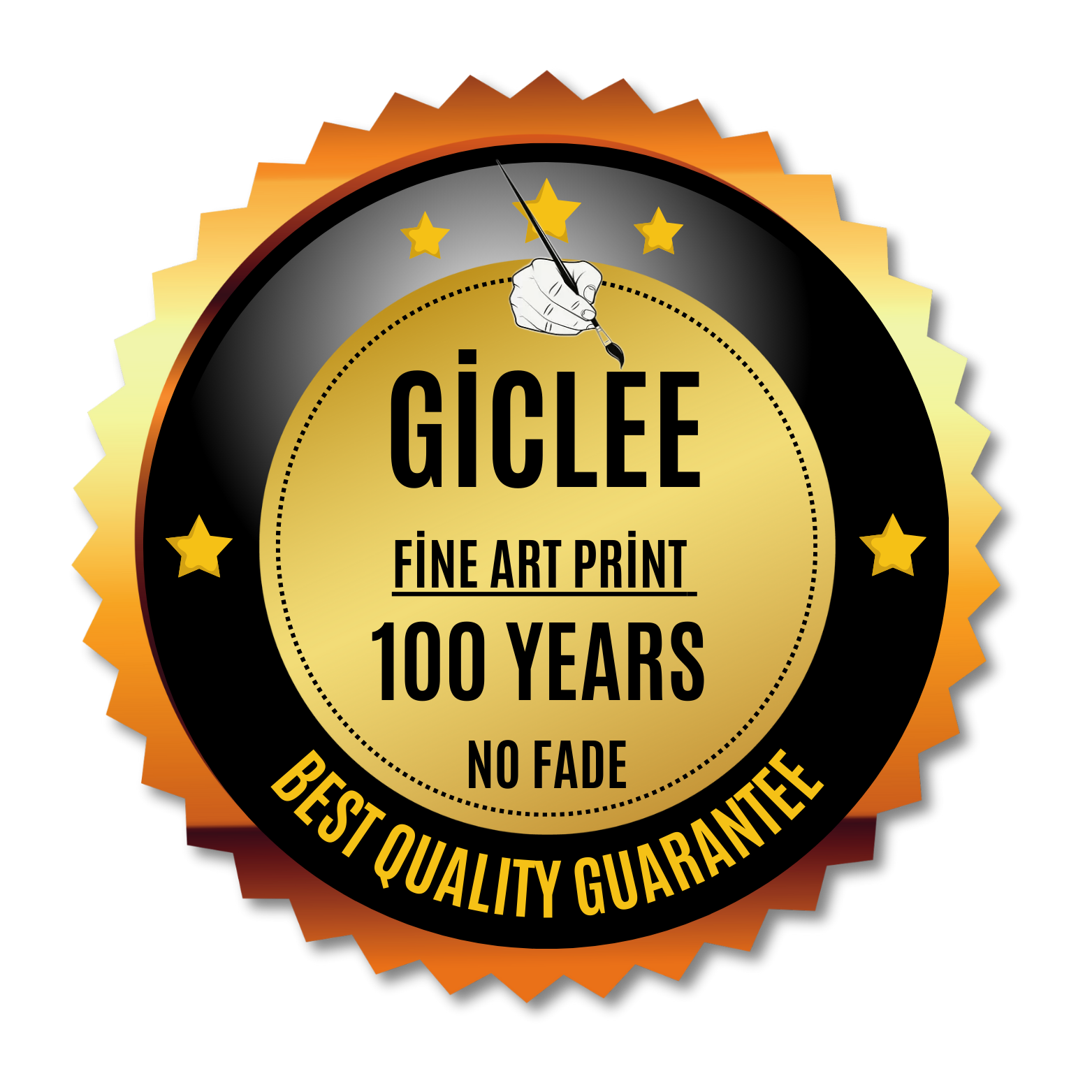 Giclee Fine Art Print-Badge-Wall Art Prints-ArtPrintsS