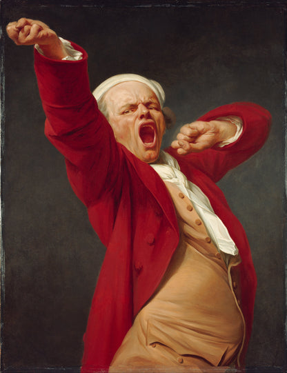 Ducreux - Self-Portrait, Yawning (1783)