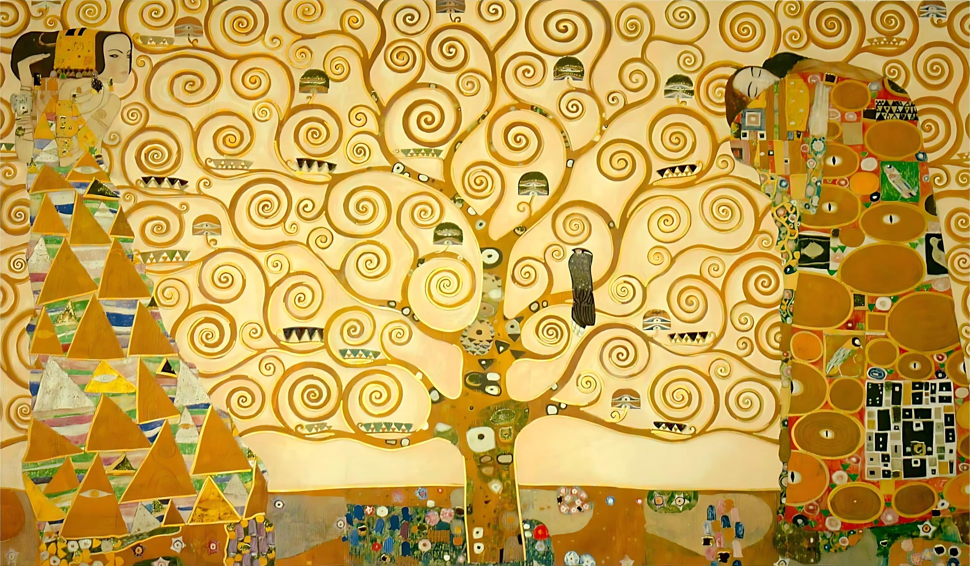 Klimt - Tree of Life (1909)-Gustav Klimt-ArtPrintsS