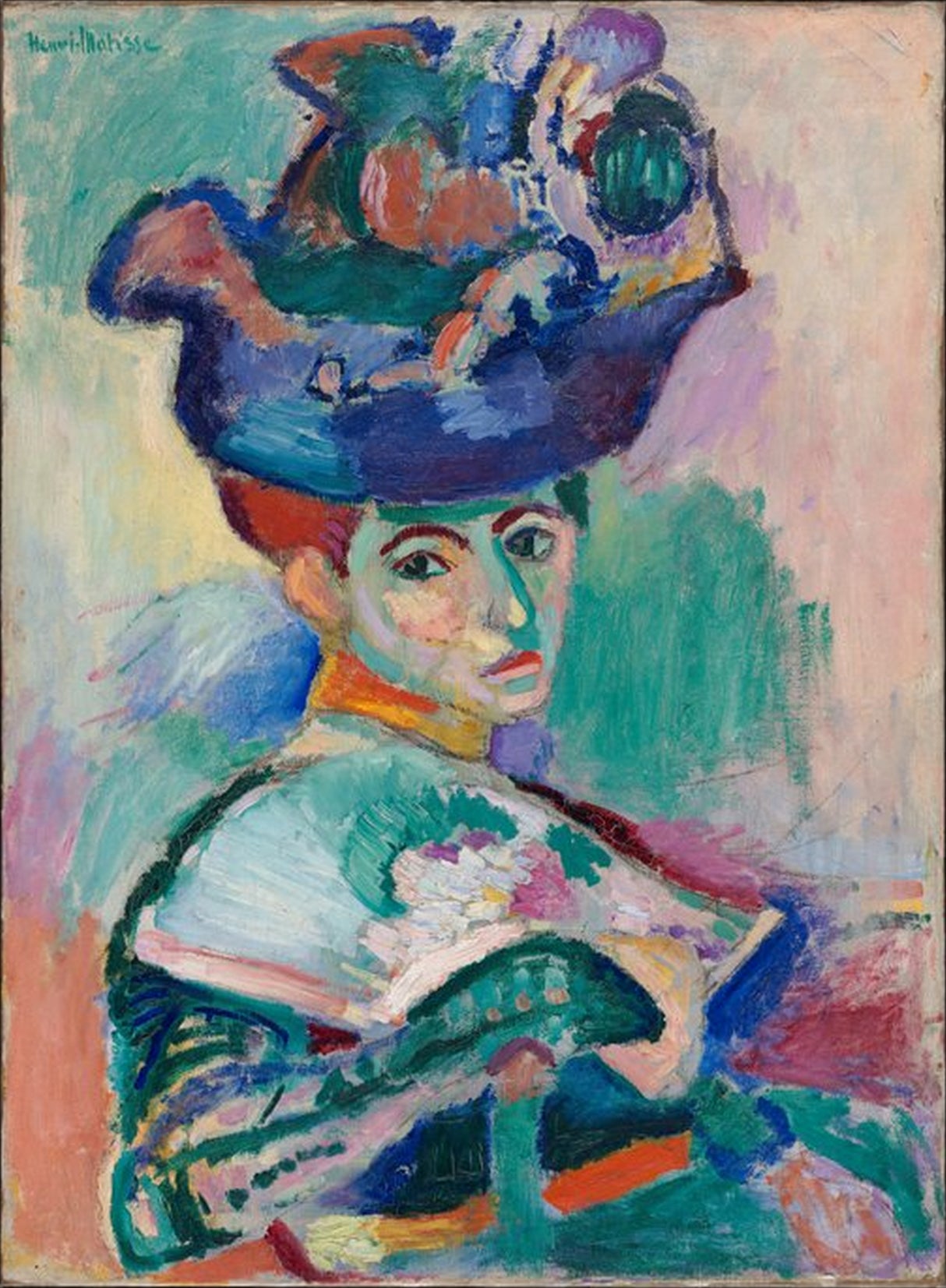 Matisse - Woman with a Hat (1905)-Henri Matisse-ArtPrintsS