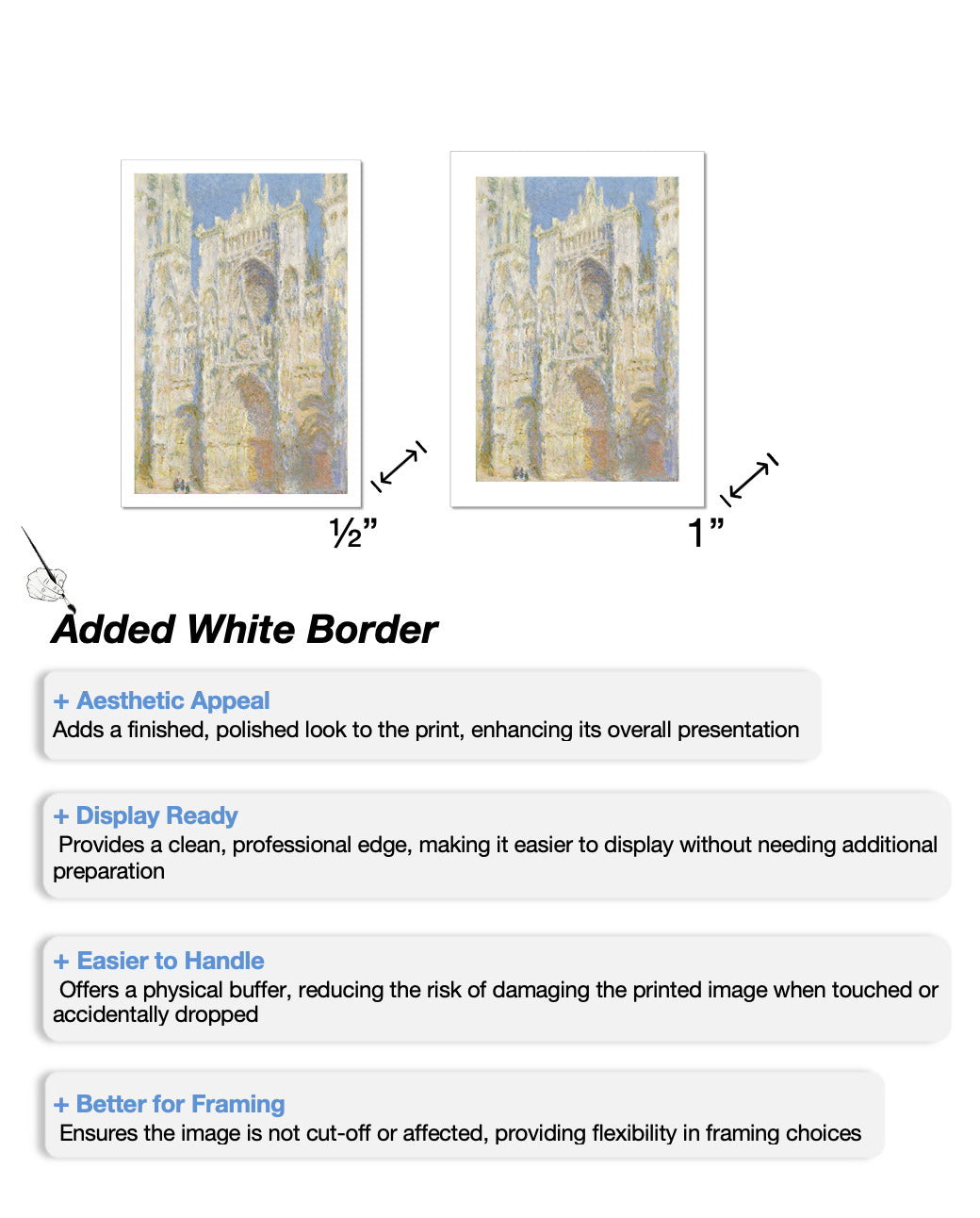 Monet - Rouen Cathedral, West Façade, Sunlight (1894)-Claude Monet-ArtPrintsS