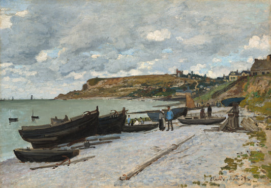 Monet - Sainte-Adresse (1867)-Claude Monet-ArtPrintsS