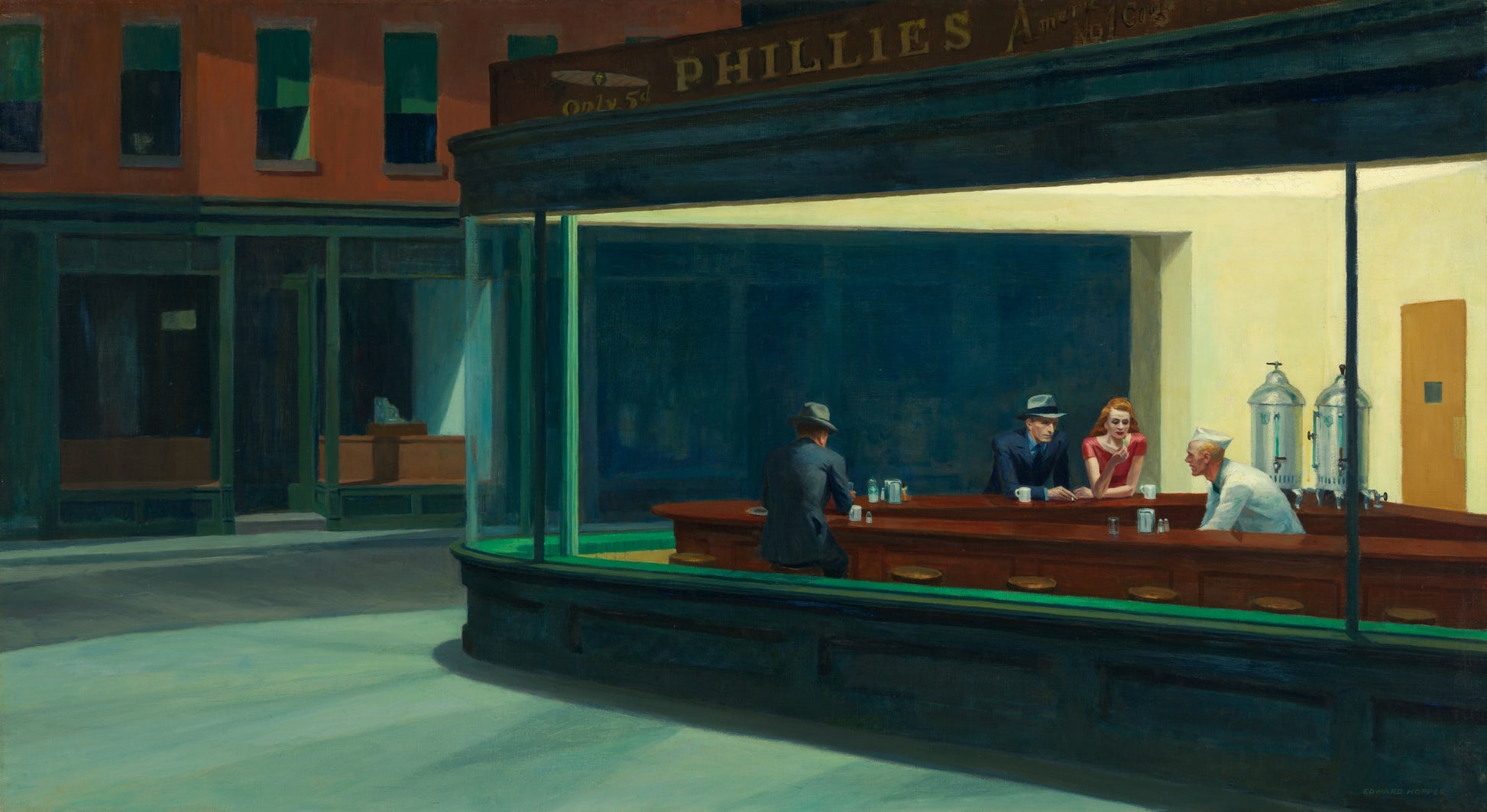 Nighthawks_Edward_Hopper-Art Print-American Masterpiece