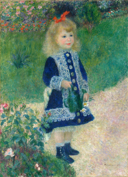 Renoir - A Girl with a Watering Can (1876)-Pierre-Auguste Renoir-ArtPrintsS