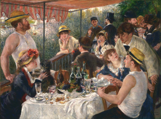 Renoir - Luncheon of the Boating Party (1881)-Pierre-Auguste Renoir-ArtPrintsS