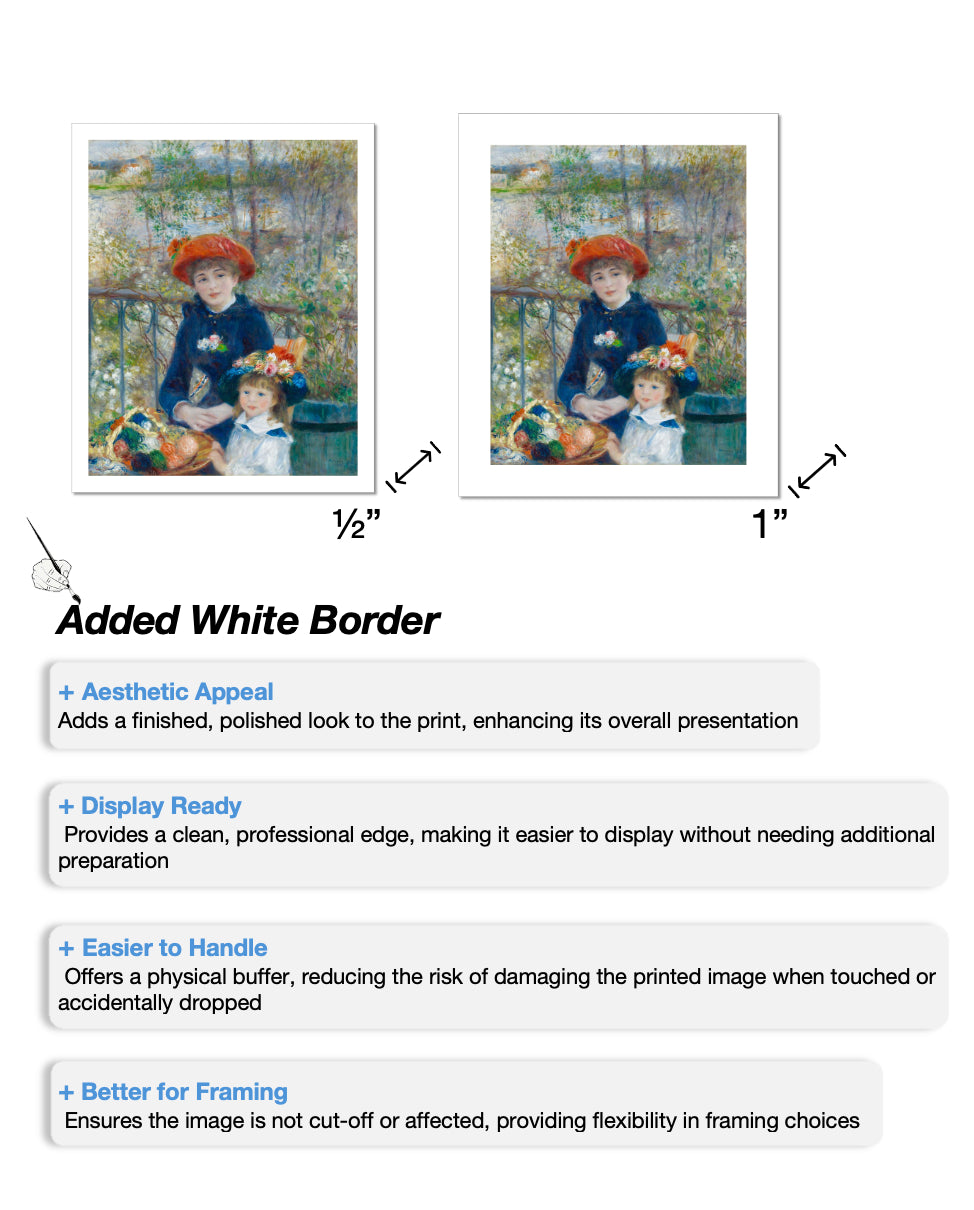 Renoir - The Two Sisters, On the Terrace (1881)-Pierre-Auguste Renoir-ArtPrintsS