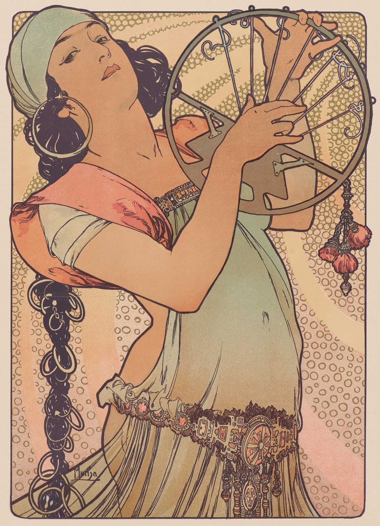 Salome-AlphonseMucha-ArtPrintss-ArtNouveau-Art Print