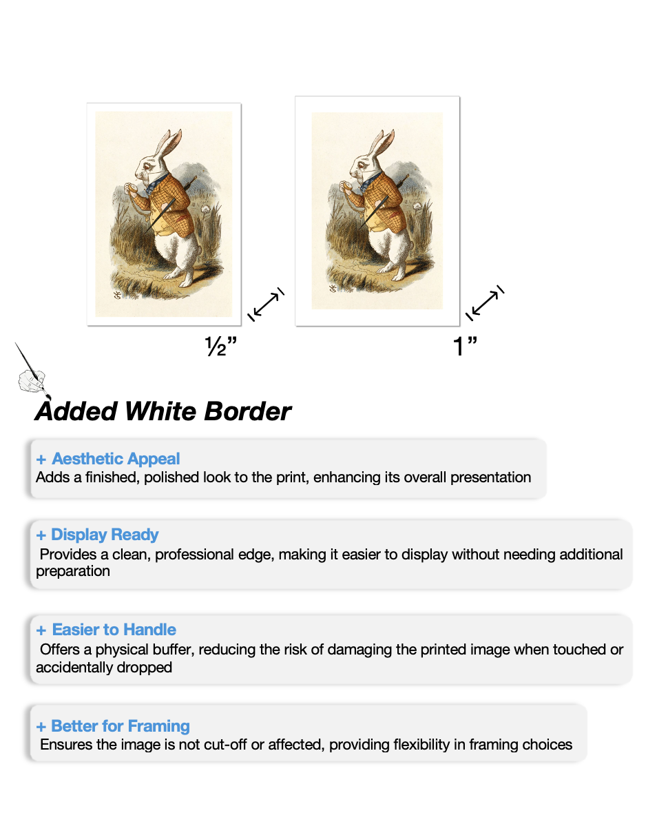 Tenniel - The White Rabbit (1865)-John Tenniel-ArtPrintsS