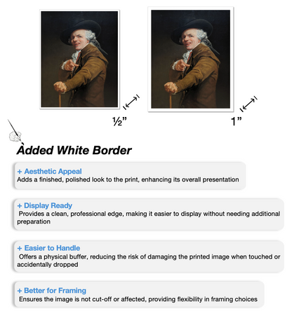 Ducreux - Self-portrait of the artist in the guise of a mocker (1790s)