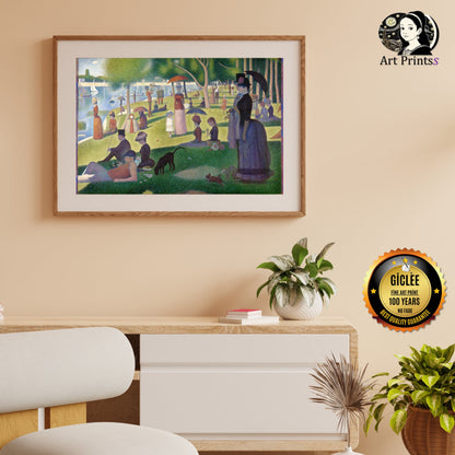 Seurat - A Sunday Afternoon on the Island of La Grande Jatte (1884/1886)-Georges Seurat-ArtPrintsS