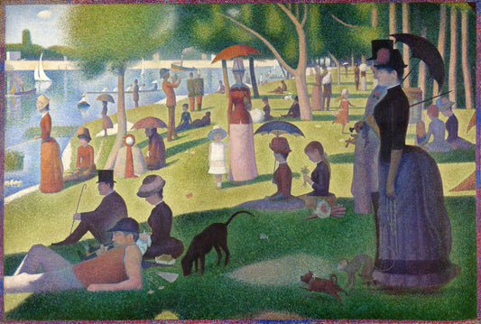 Seurat - A Sunday Afternoon on the Island of La Grande Jatte (1884/1886)-Georges Seurat-ArtPrintsS