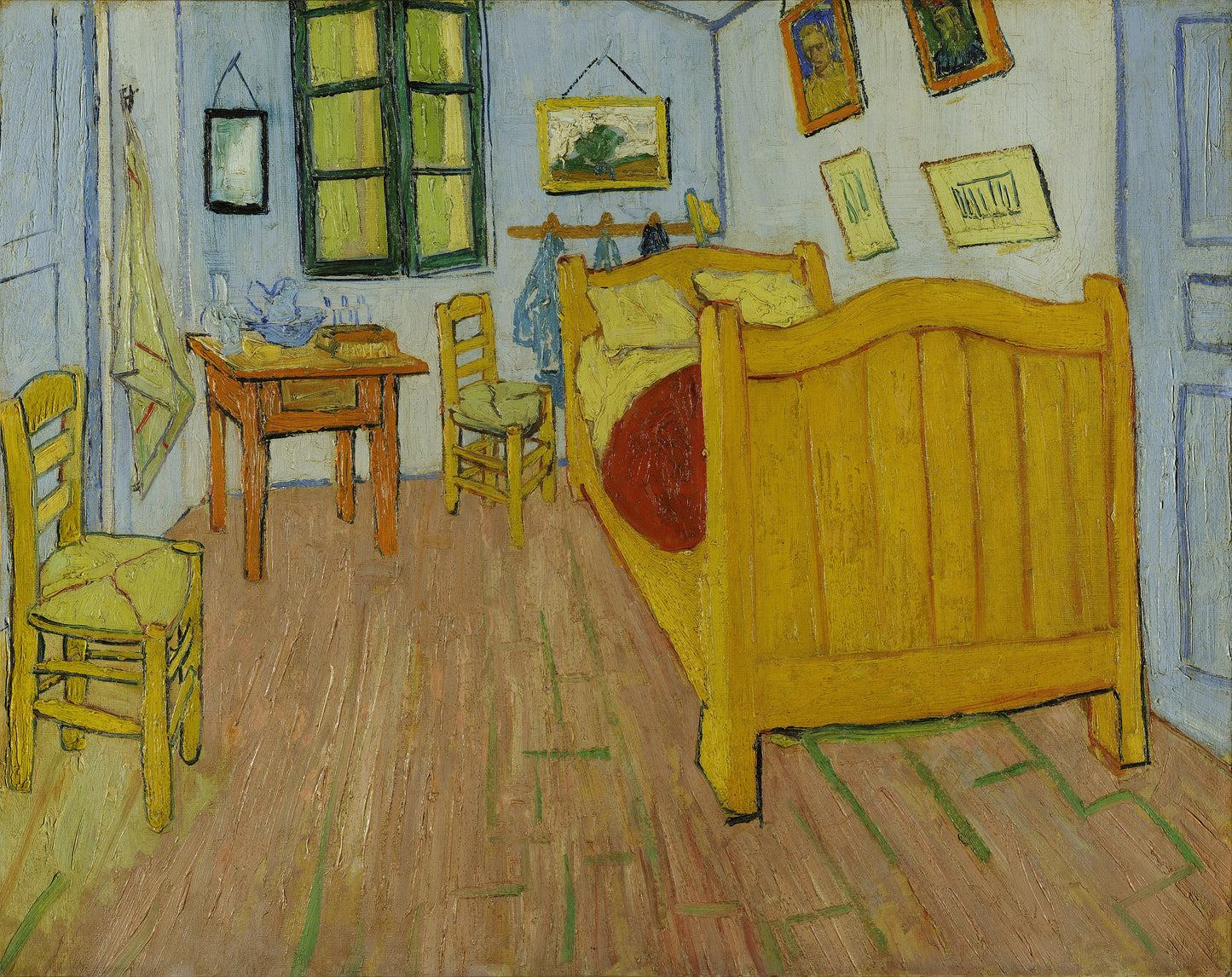 Van Gogh - Bedroom in Arles (1888)-Vincent Van Gogh-ArtPrintsS
