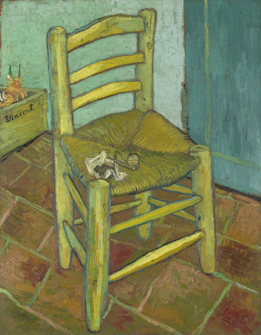 Van Gogh - Chair (1888)-Vincent Van Gogh-ArtPrintsS