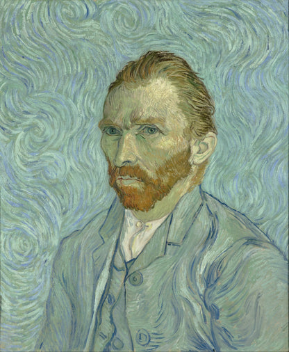 Van Gogh - Self-Portrait (1889)-Vincent Van Gogh-ArtPrintsS