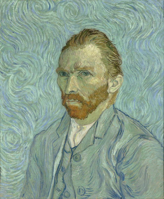 Van Gogh - Self-Portrait (1889)-Vincent Van Gogh-ArtPrintsS