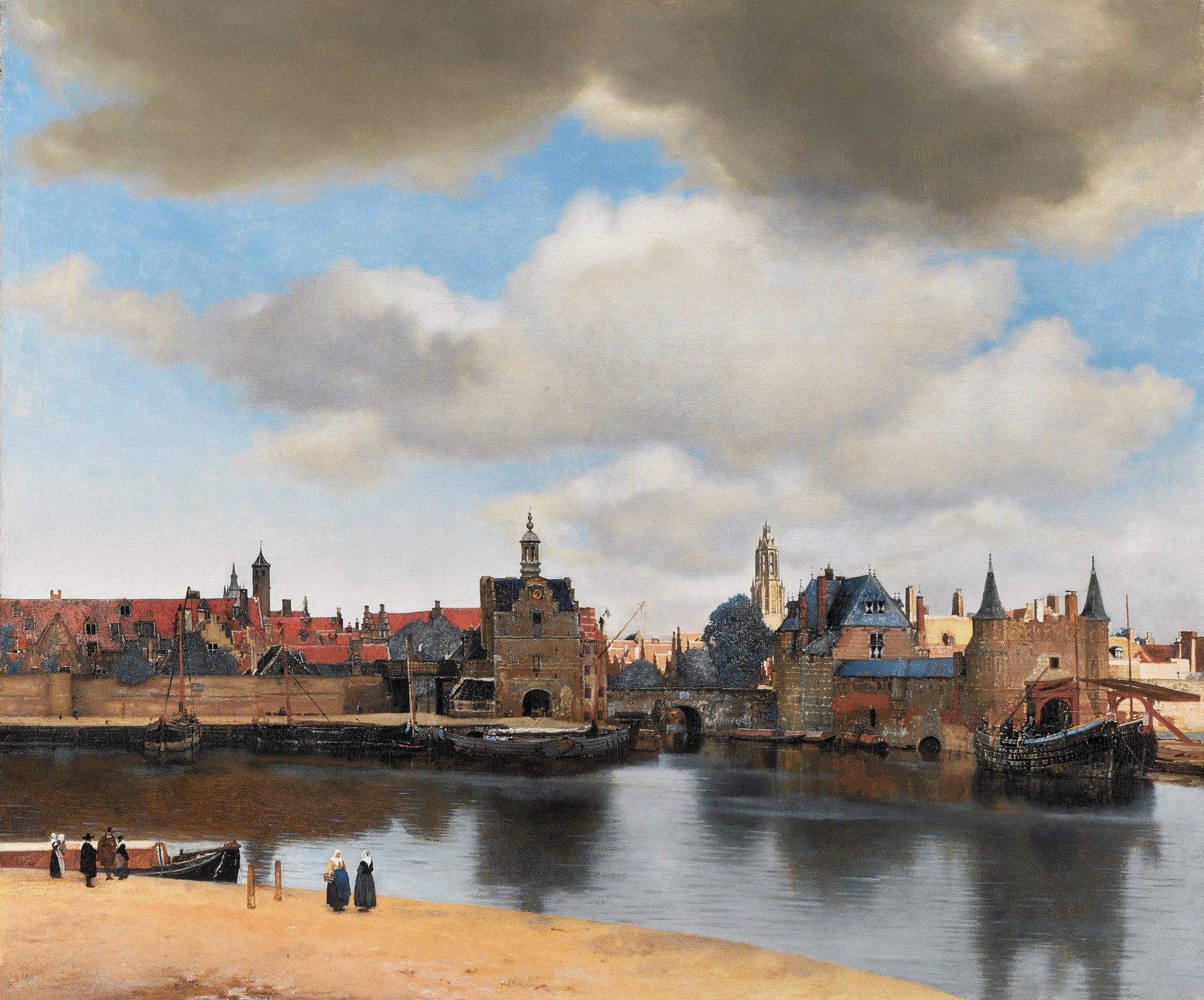 Vermeer - View of Delft (1660)-Johannes Vermeer-ArtPrintsS