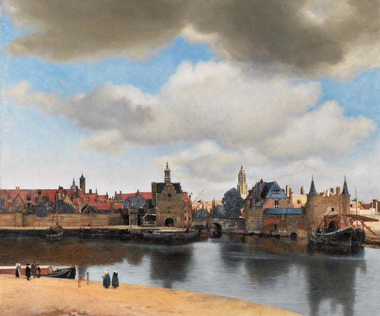 Vermeer - View of Delft (1660)-Johannes Vermeer-ArtPrintsS