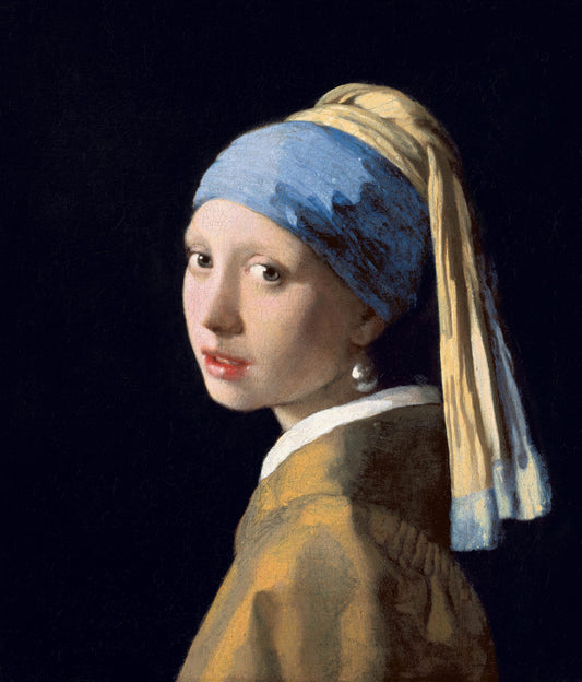 Vermeer - Girl with a Pearl Earring (1665)-Johannes Vermeer-ArtPrintsS
