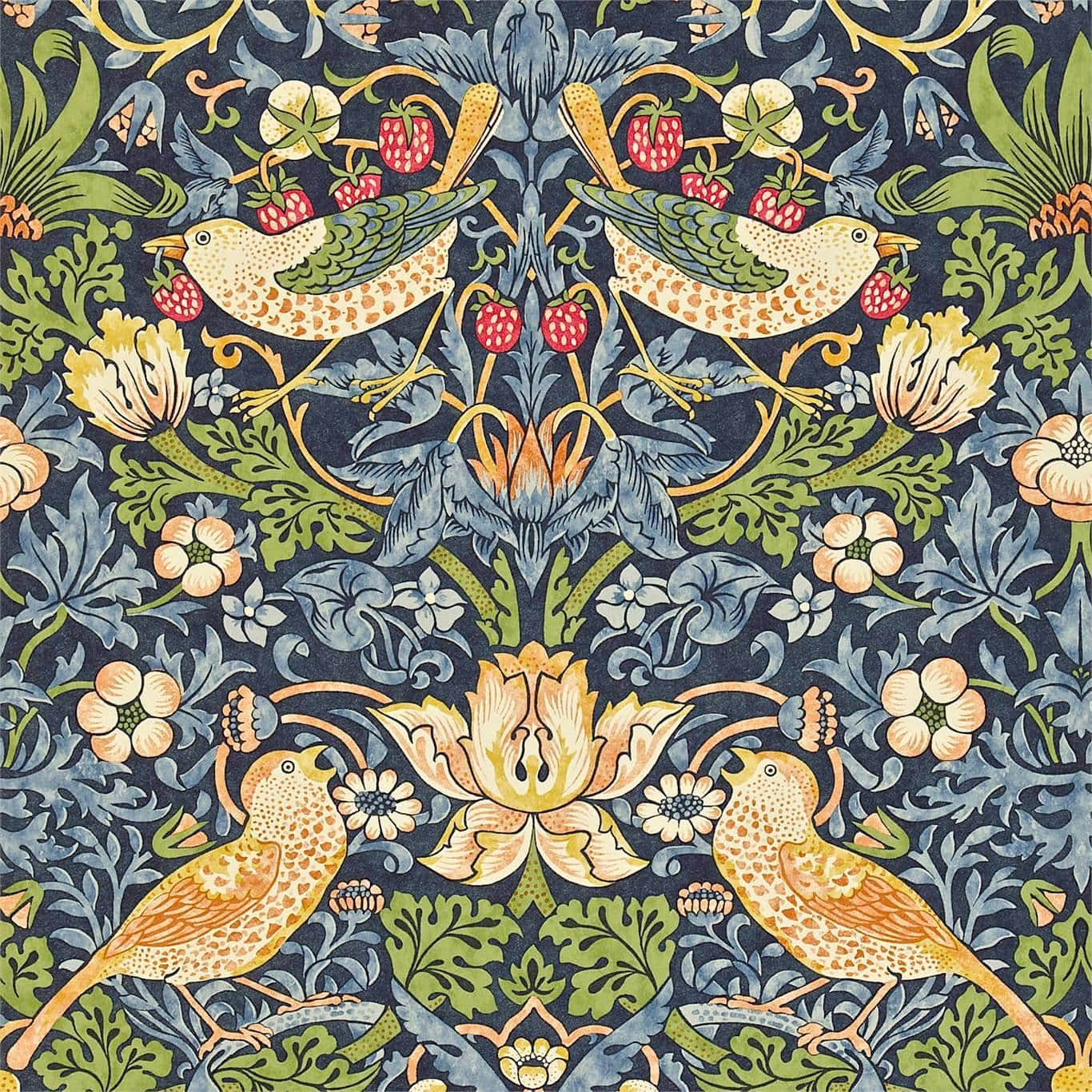 William-Morris-Strawberry-Thief-Art Print-ArtPrintsS